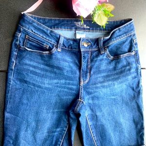 Mid Rise Rolled Hem Denim Shorts